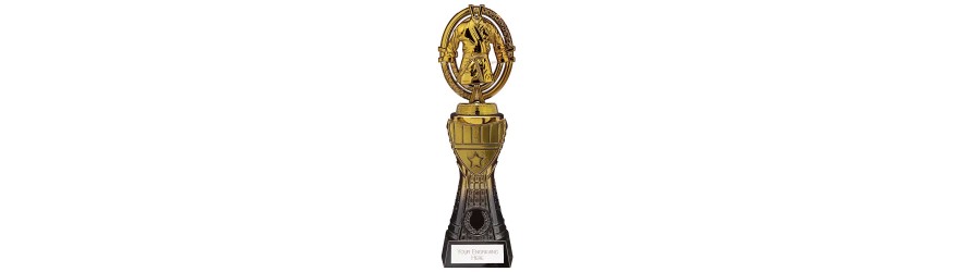 MAVERICK TOWER MARTIAL ARTS LEGEND TROPHY - 4 SIZES - 23CM - 31.5CM